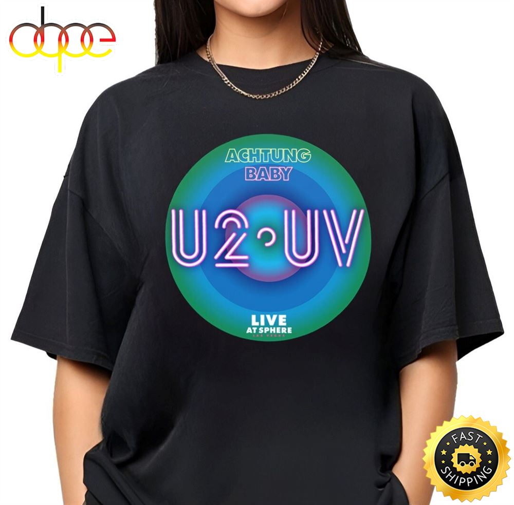 U2 Las Vegas T Shirtu2 Ultraviolet Sphere 2023 Jjfy1v