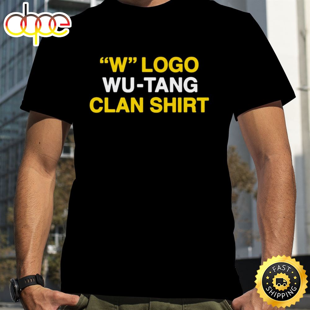 W Logo Wu Tang Clan Shirt Jebw4s
