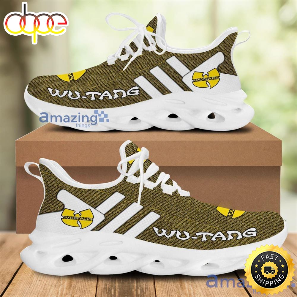 White Striped Wu-Tang Clan Hip Hop Rock Band Chunky Running Sneakers Max Soul Shoes Sport Gift For Men And Women
