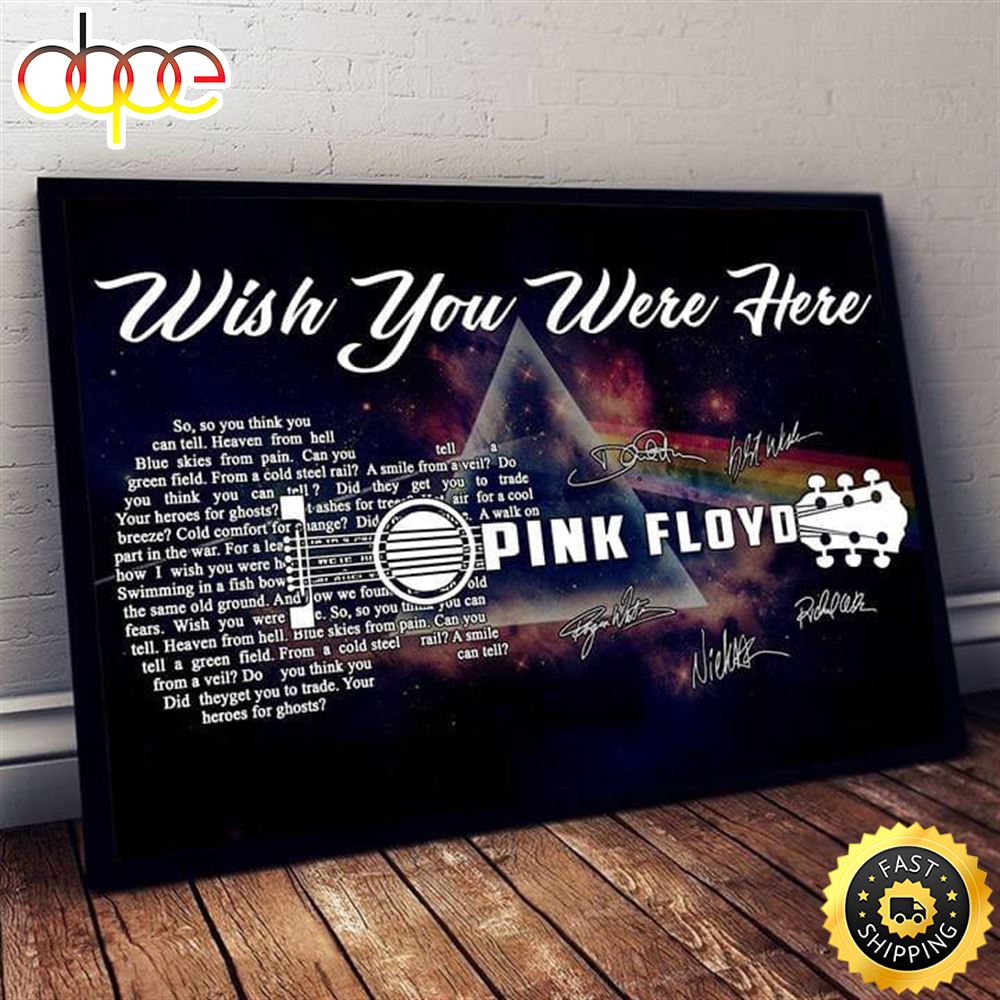 Pink Floyd Wish You Were Here Wrapping Paper
