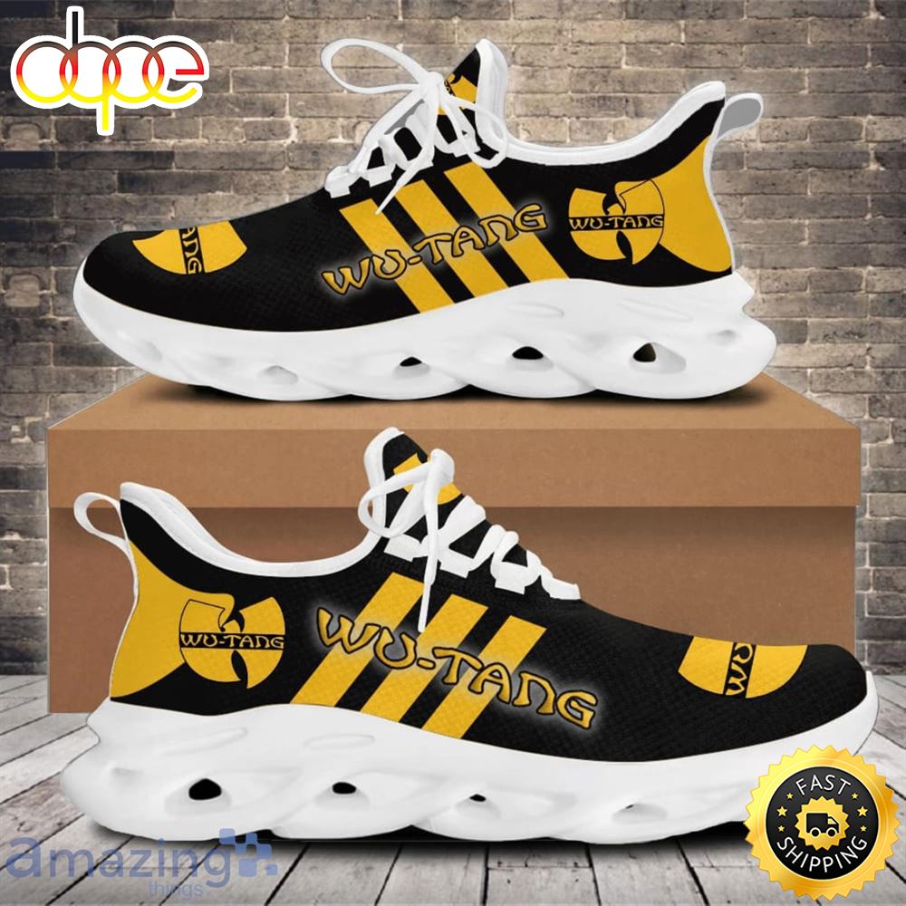 Wu Tang Clan Yellow Striped Max Soul Shoes Running Sneaker For Fans