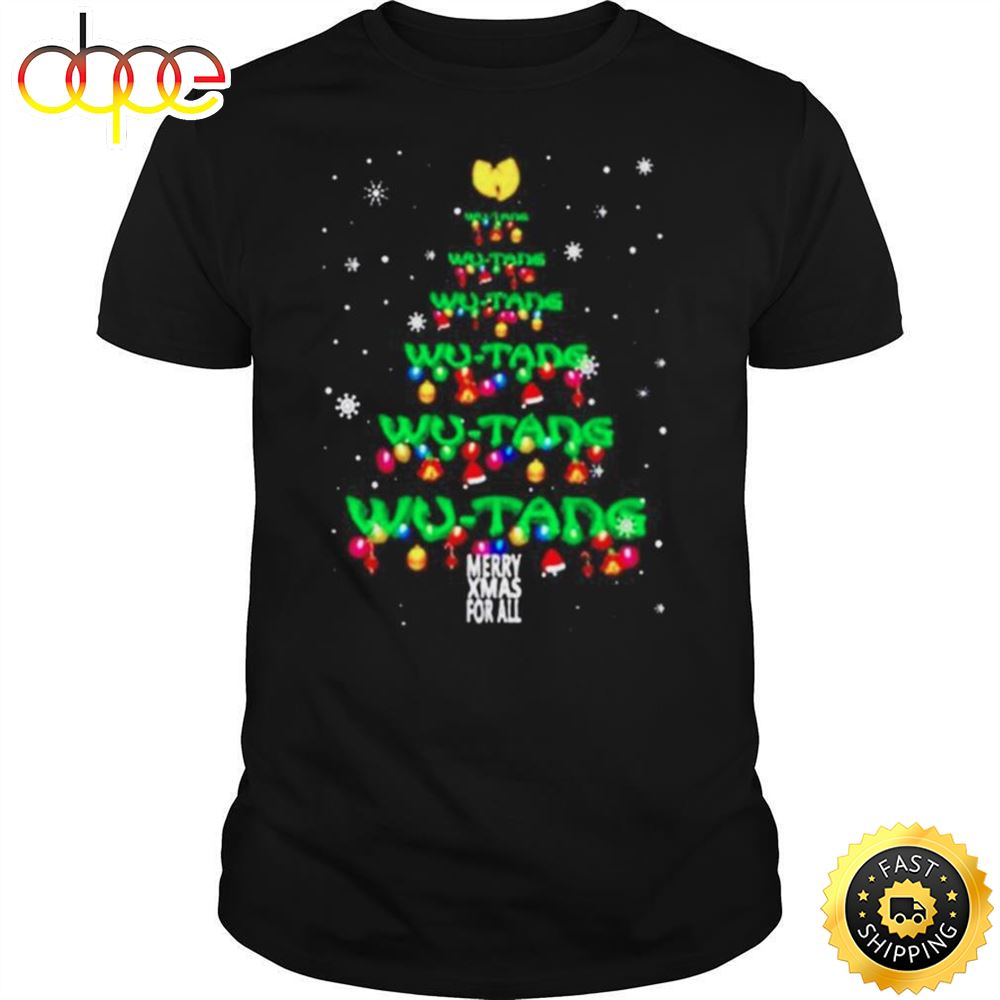 Wu Tang Clan Tree Merry Xmax For All Chirstmas Shirt M63s1k