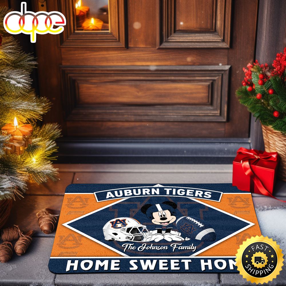 Auburn Tigers Doormat Custom Your Family Name Sport Team And MK Doormat FootBall Fan Gifts EHIVM 52722 ArtsyWoodsy.Com Ptnwtk.jpg