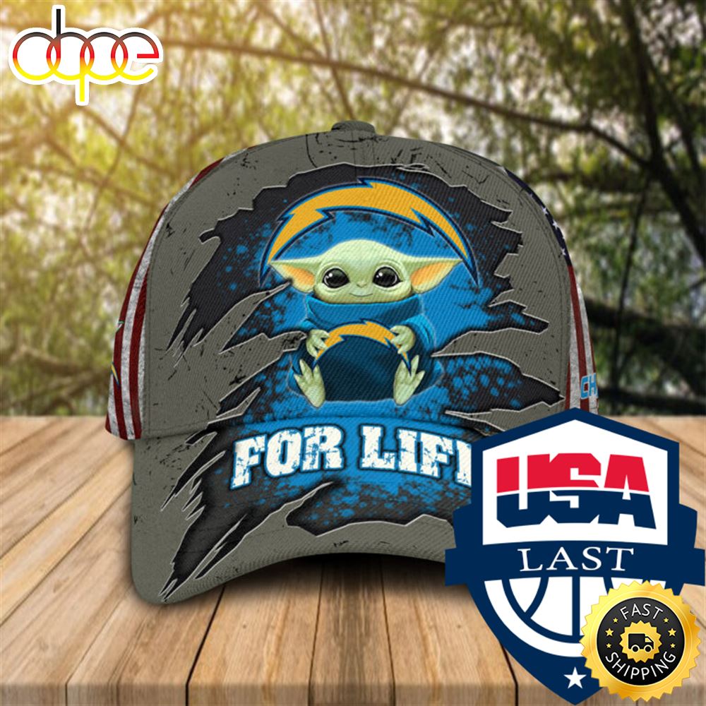 Baby Yoda NFL Los Angeles Chargers For Life Cap