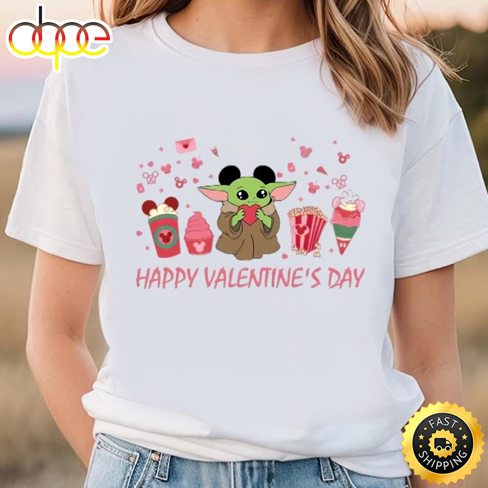 Baby Yoda Valentine Shirt, Star War Valentine Shirt