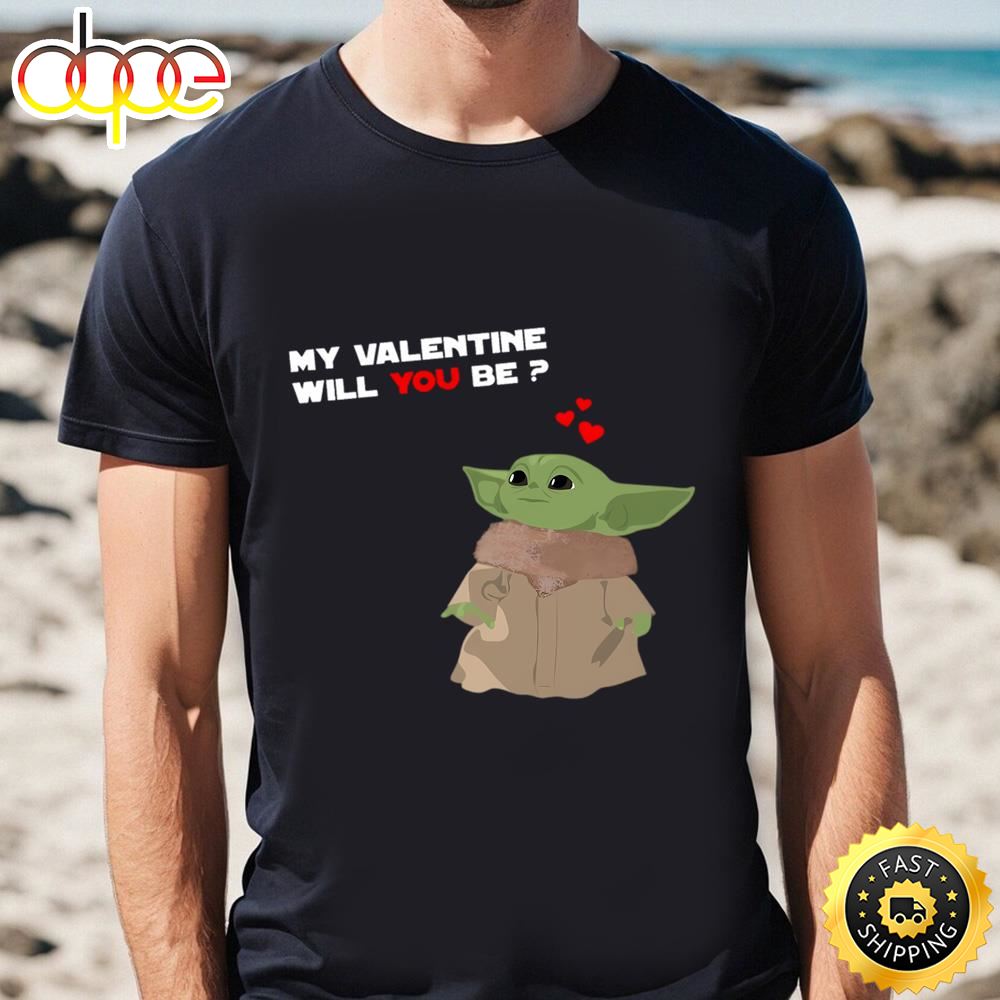 Baby Yoda Valentine’s Day Gifts Shirt For Lover