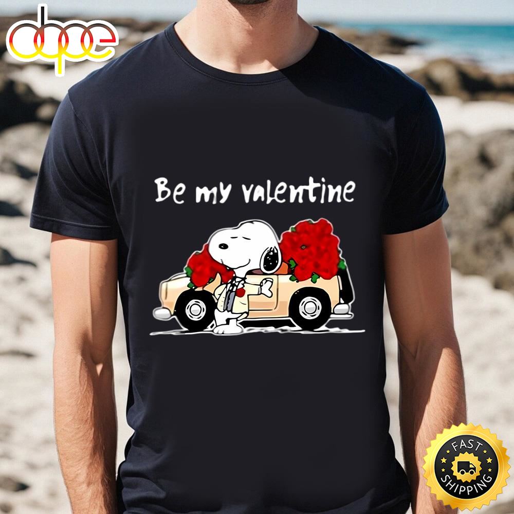 Be My Valentine Snoopy Roses Snoopy Valentine Christmas Shirt