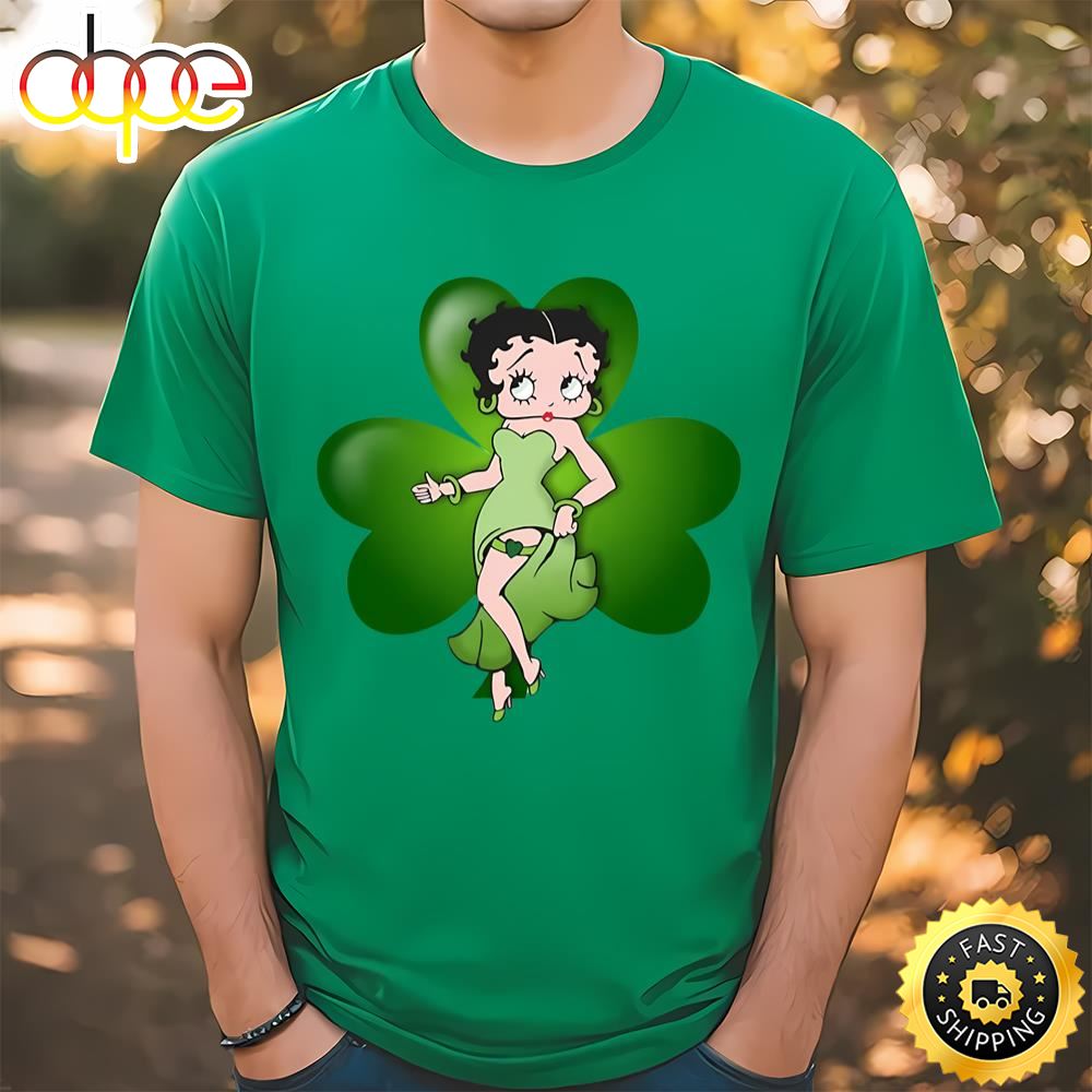 Betty Boop Happy St Patricks Day T Shirt Tshirt
