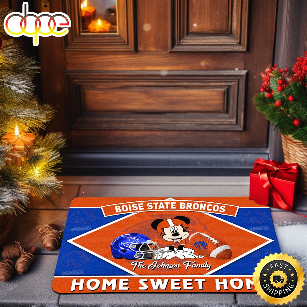 Boise State Broncos Doormat Custom Your Family Name Sport Team And MK Doormat FootBall Fan Gifts EHIVM 52722 ArtsyWoodsy.Com Jipzze.jpg