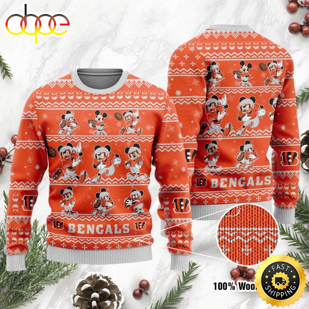 Cincinnati Bengals Mickey Mouse Holiday Party Ugly Christmas Sweater Perfect Holiday Gift Vxvlx1.jpg