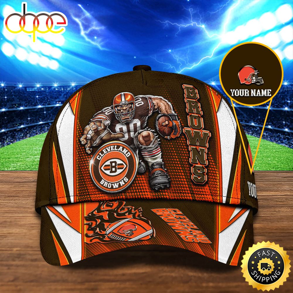Cleveland Browns Personalized Your NameNFL Football Sport Cap