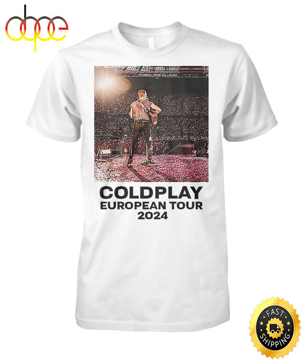 coldplay tour shirt 2024