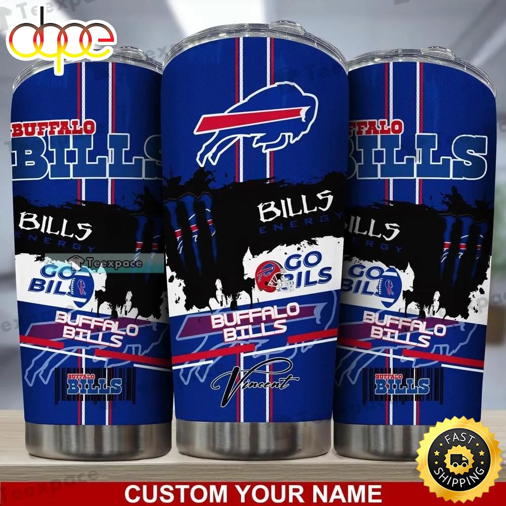 Custom Buffalo Bills Monster Football Tumbler