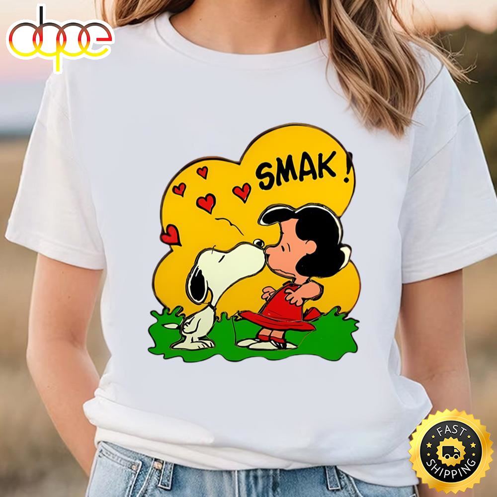 Cute Snoopy Dog Valentines Unisex Shirt