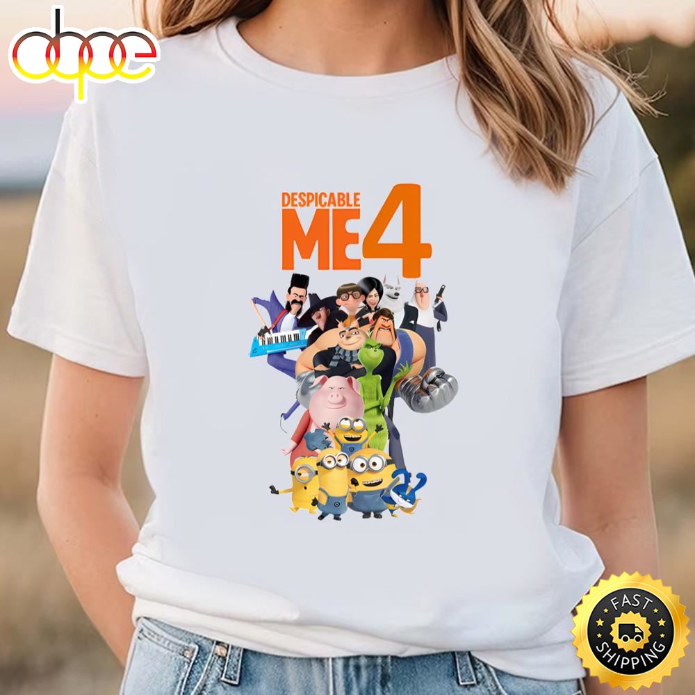 Despicable Me 4 Movie Character Shirt Tshirt
