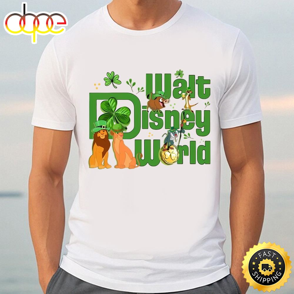 Disney Lion King Walt Disney World St Patrick’s Day Shirt Tshirt