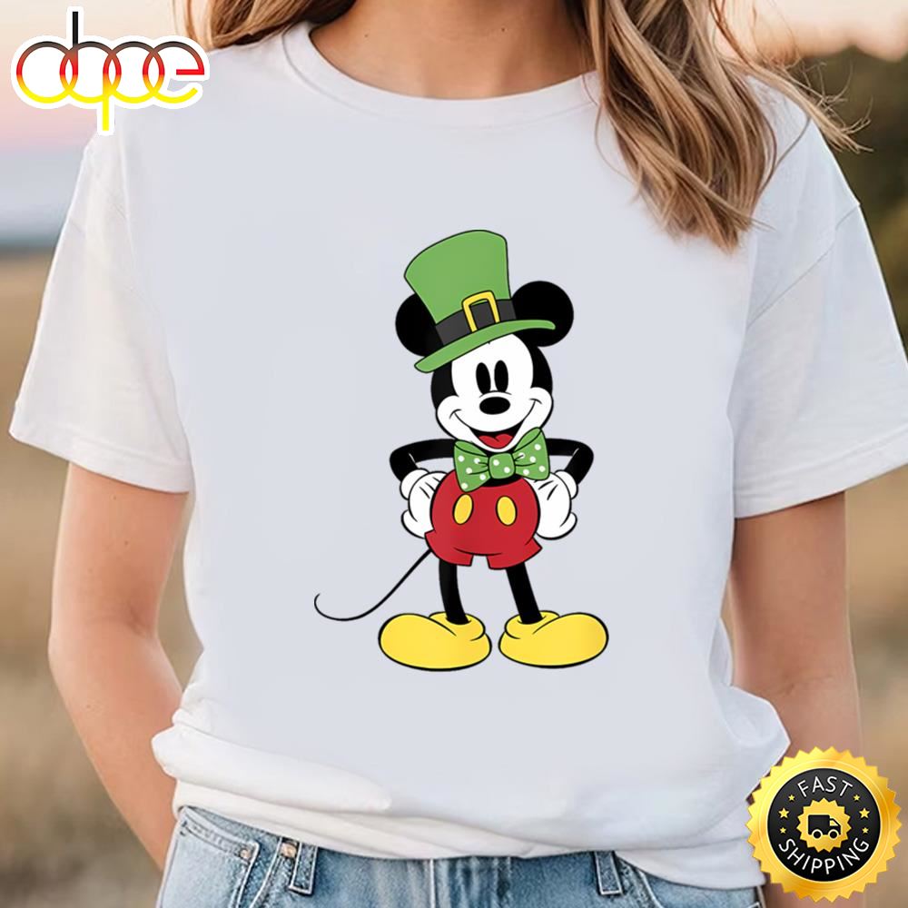 Disney Mickey And Friends St. Patrick’s Day Mickey T Shirt Tshirt