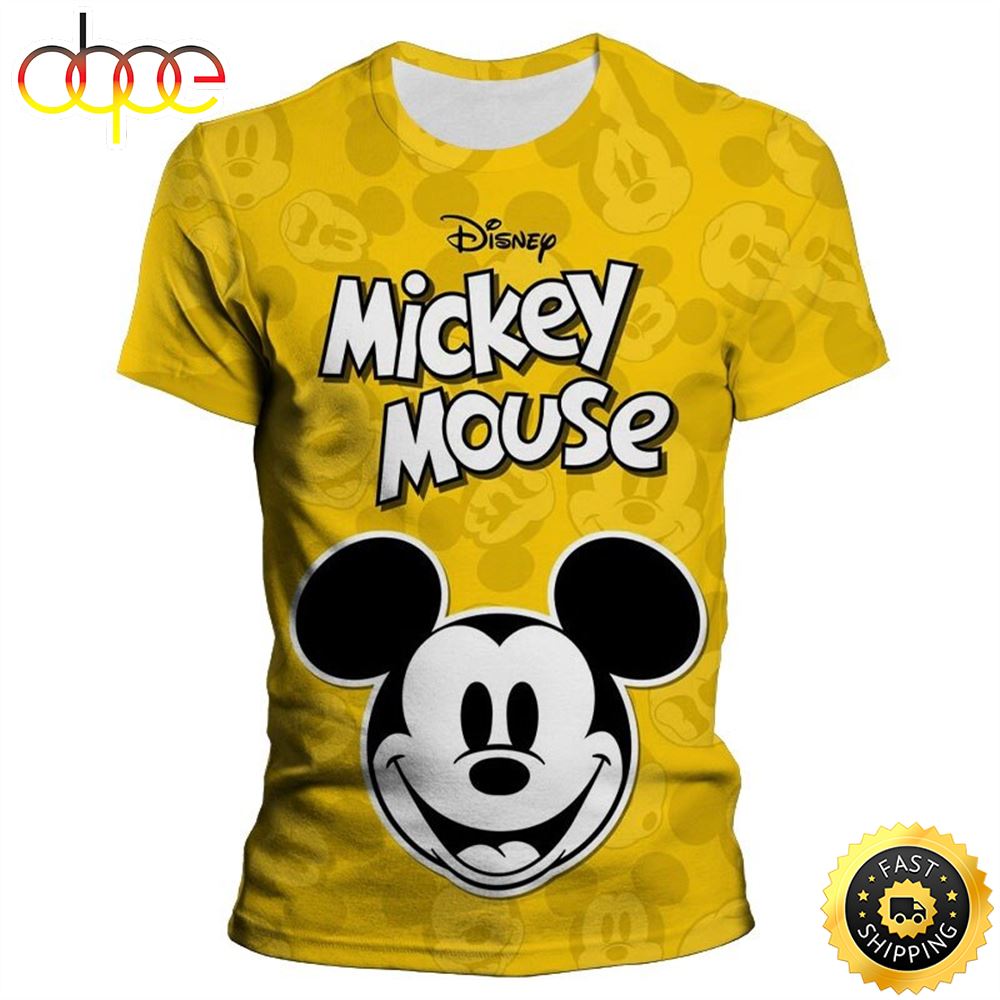 Disney Mickey Mouse Mickey Cartoon 3D Printing Harajuku Style Men S T Shirt Ipysj2.jpg