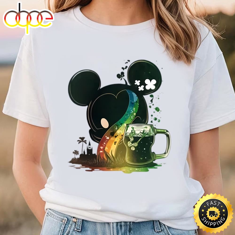 Disney Mickey St Patricks T Shirts T Shirt