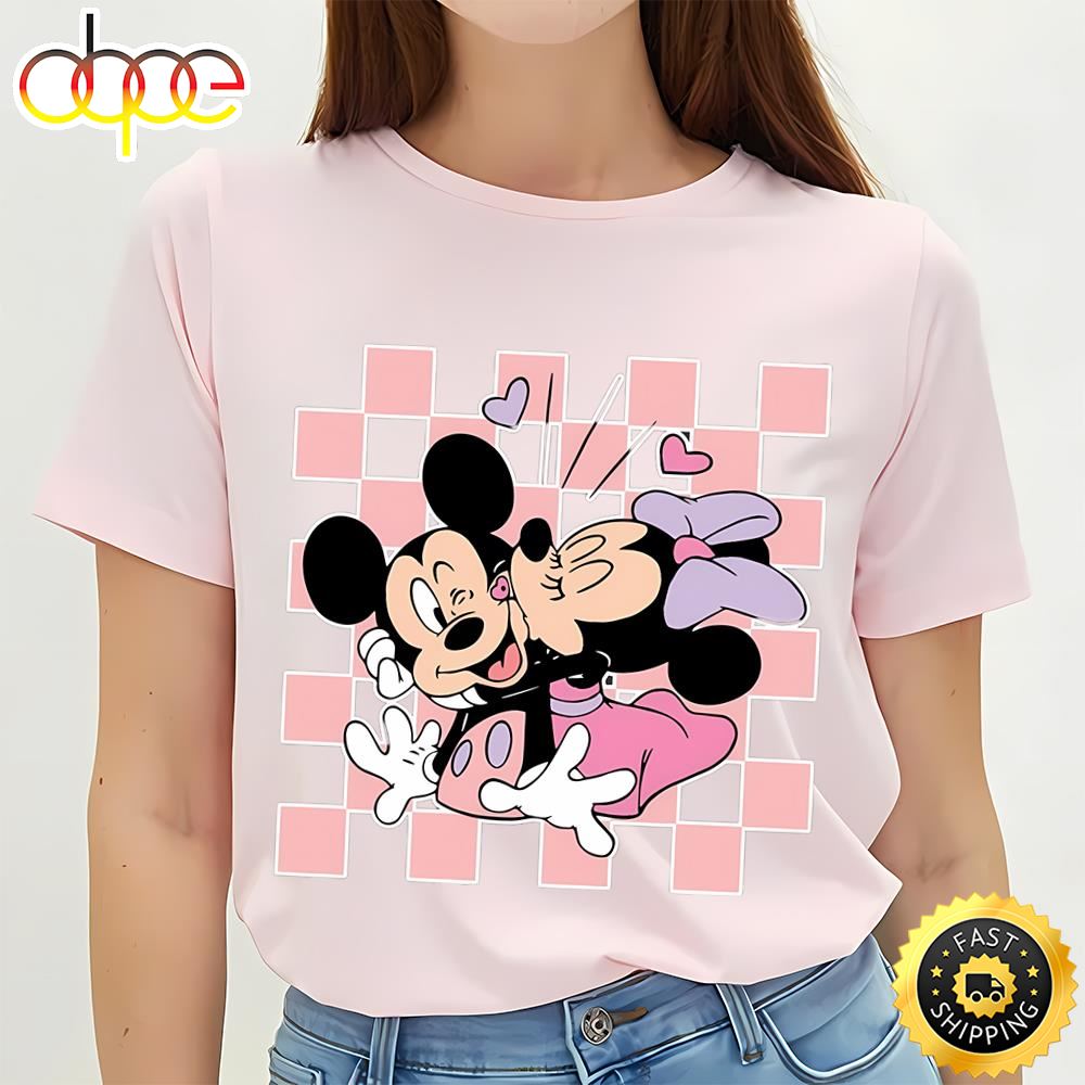 Disney Minnie Mickey Love Valentine Shirt