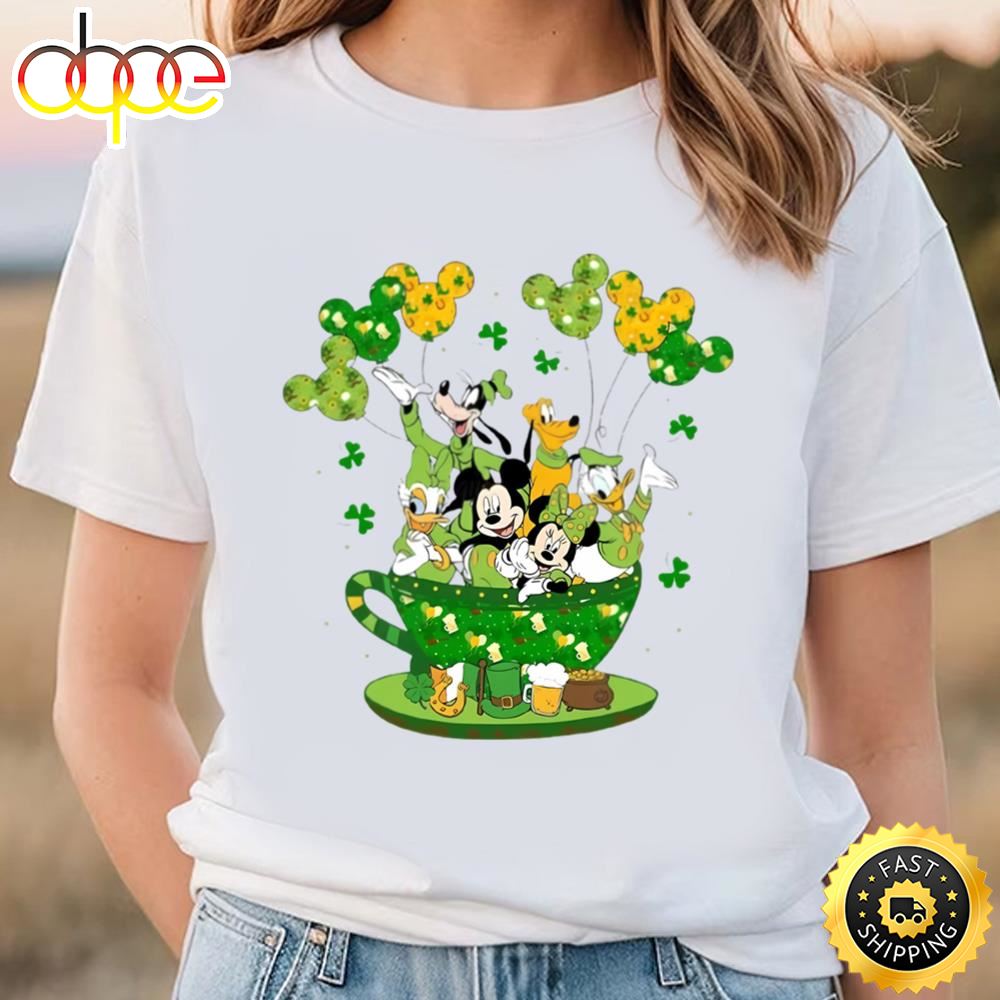Disney Mouse And Friends St Patricks Day, Disney Mickey Shirt T Shirt