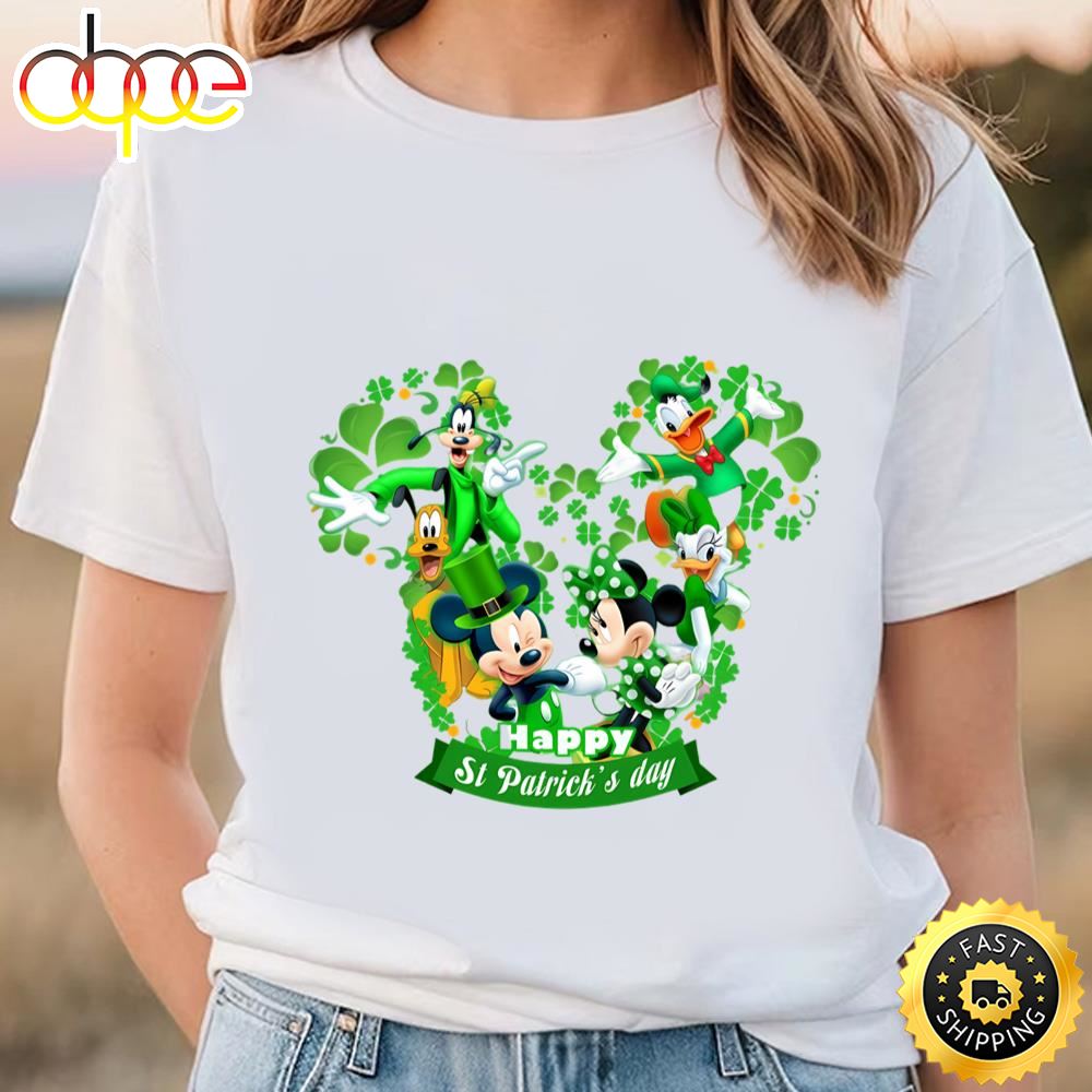Disney St. Patrick’s Day Shirts, Minnie And Mikey Lucky St... Tee