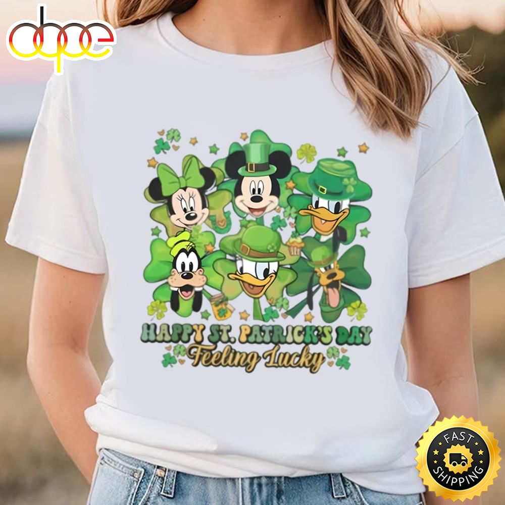 Disney St Patricks Day Shirt, Feeling Luck Saint Patrick’s Day Shirt Tshirt