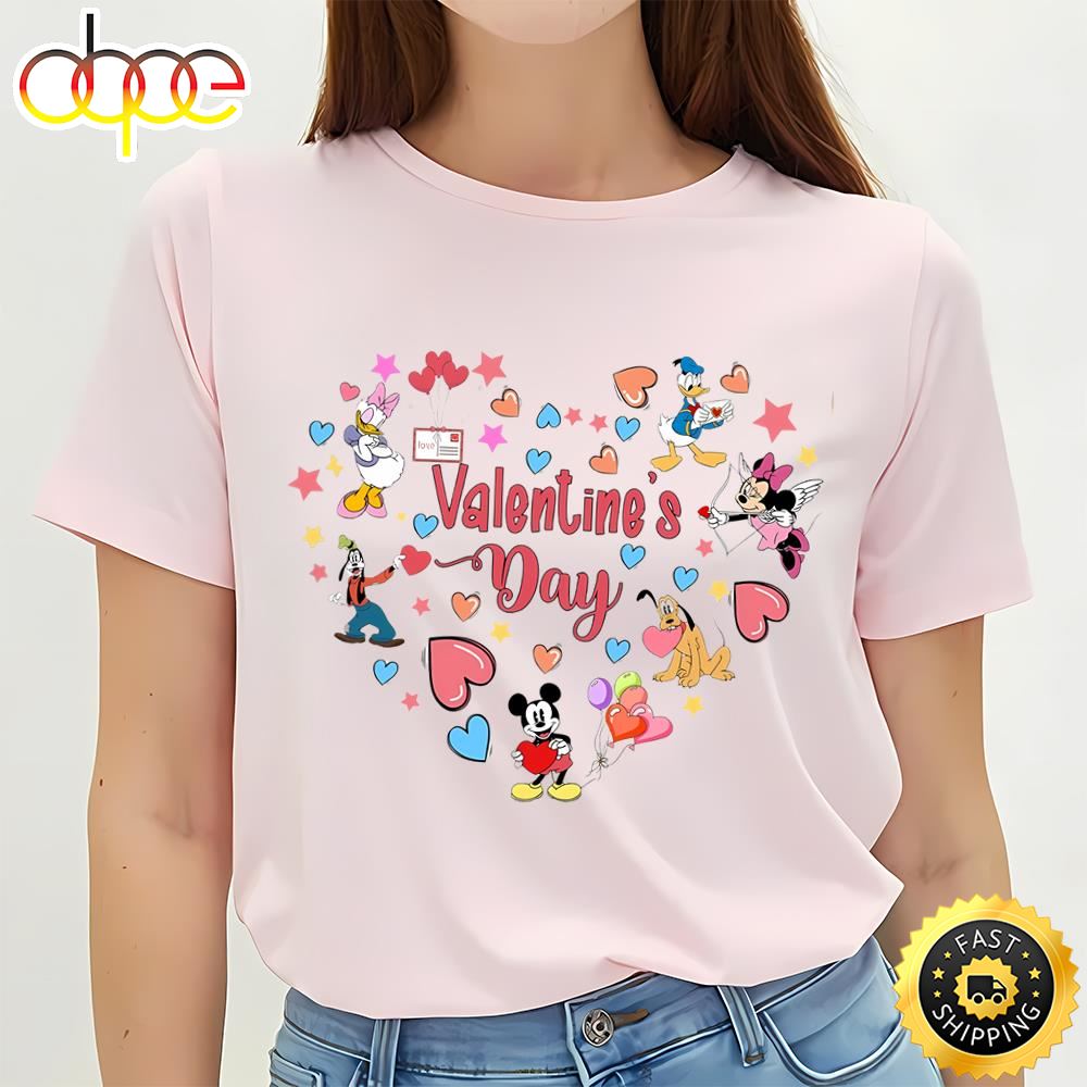 Disneyword Happy Valentine Shirt,Magical Kingdom Valentine Shirt