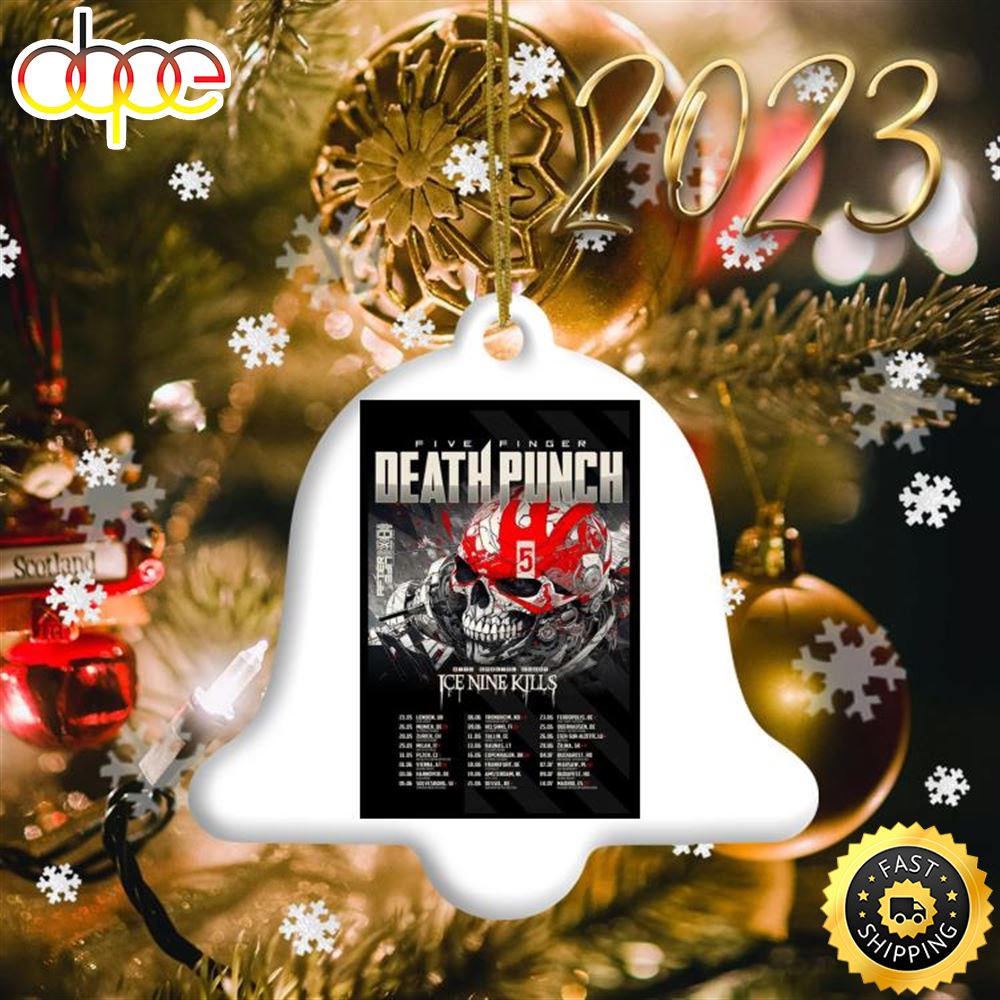 Five Finger Death Punch Tour 2024 Ornament