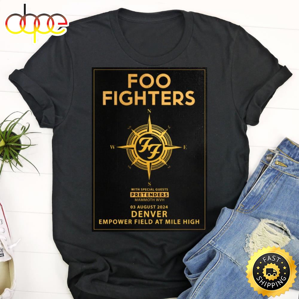 Foo Fighters Everything Or Nothing 2024 North American Stadium Tour Denver Co Tshirt Dsij77.jpg