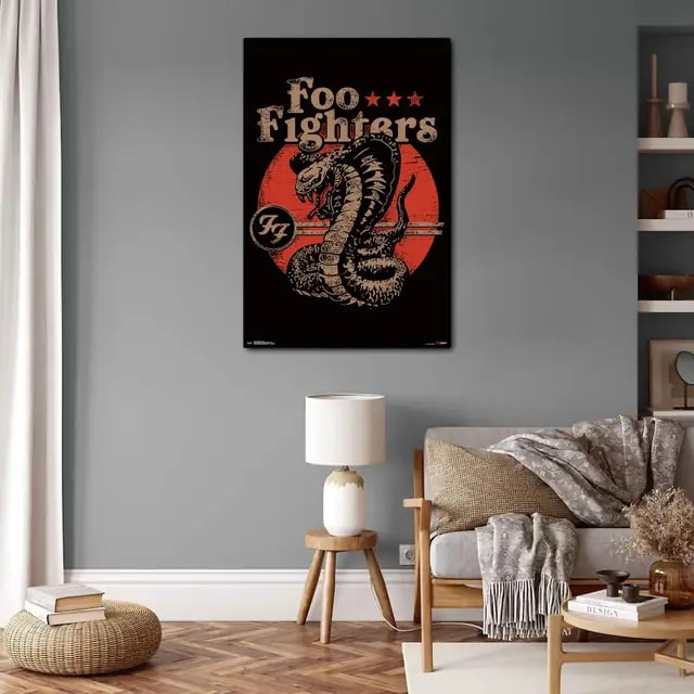 Foo Fighters Poster Decorative Painting Canvas Poster Gift Wall Art Living Room Posters Txrk7p.jpg