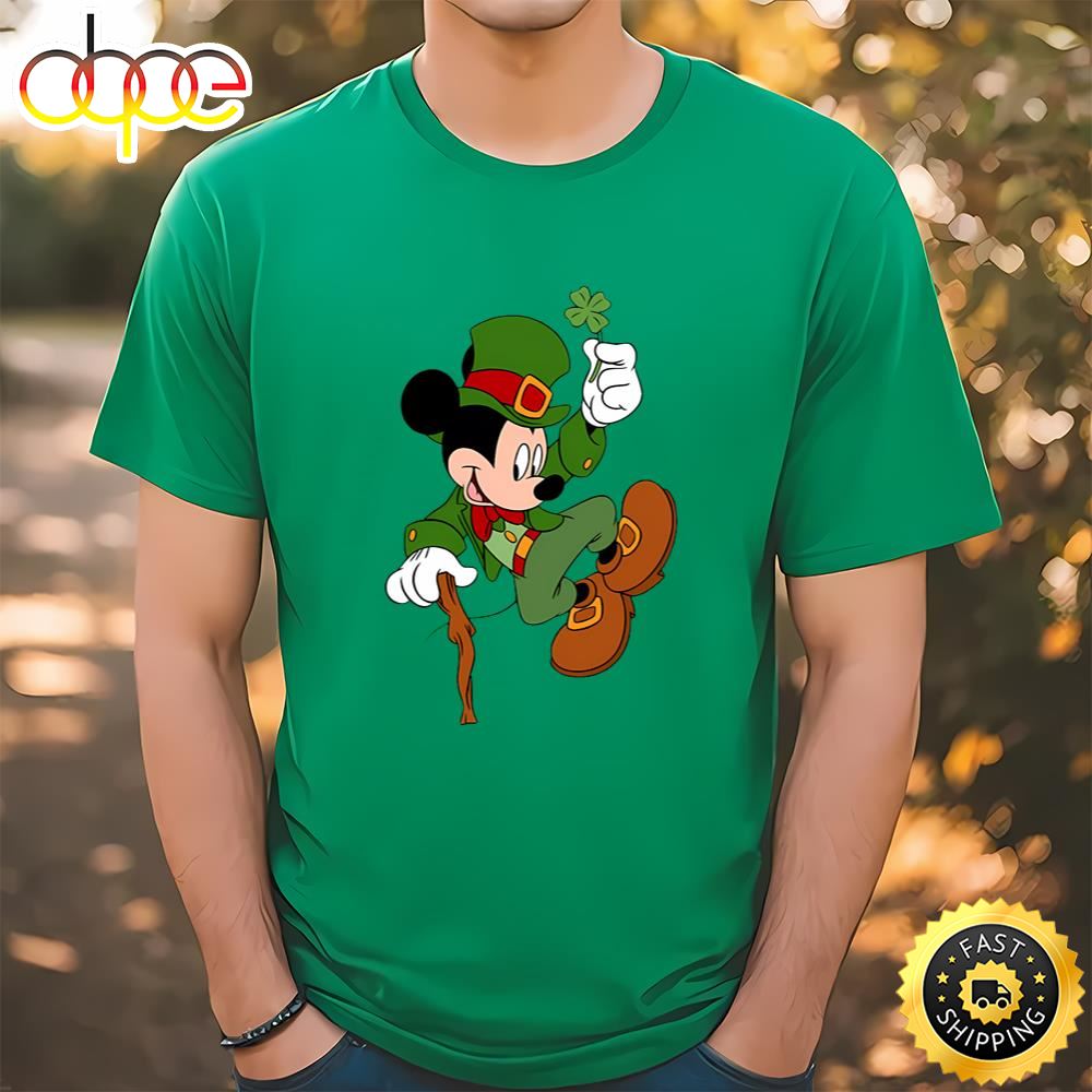Funny Sorcerer Mickey Mouse Disney St Patricks Day Shirt T Shirt