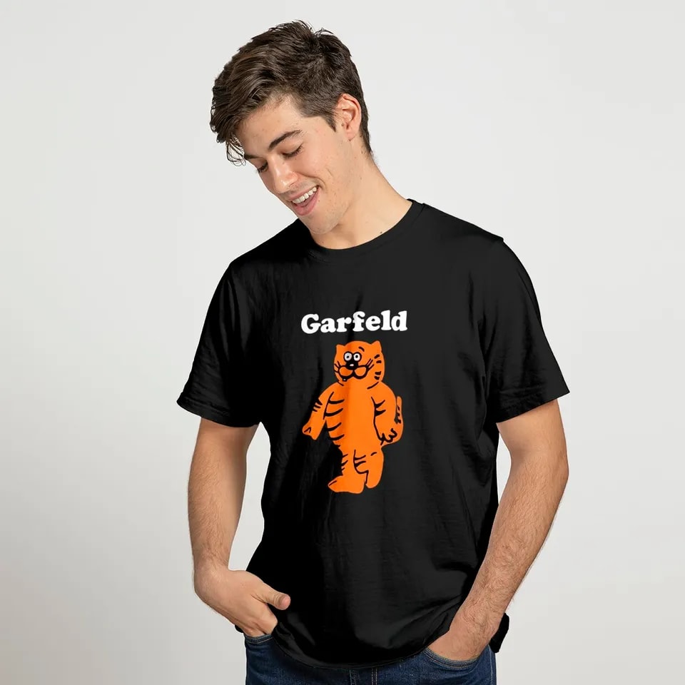Garfeld Bootleg Garfield And Heathcliff Cat T Shirt X9kyu0.jpg