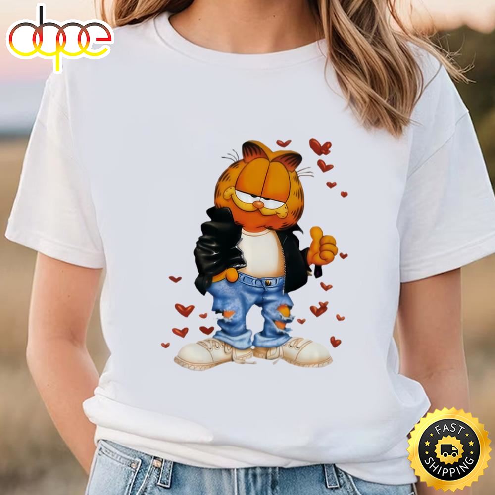 Garfield Valentine T Shirt Cute Gift For Lover