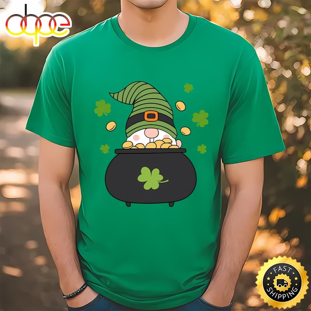 Gnome St Patricks Day T Shirt Tshirt