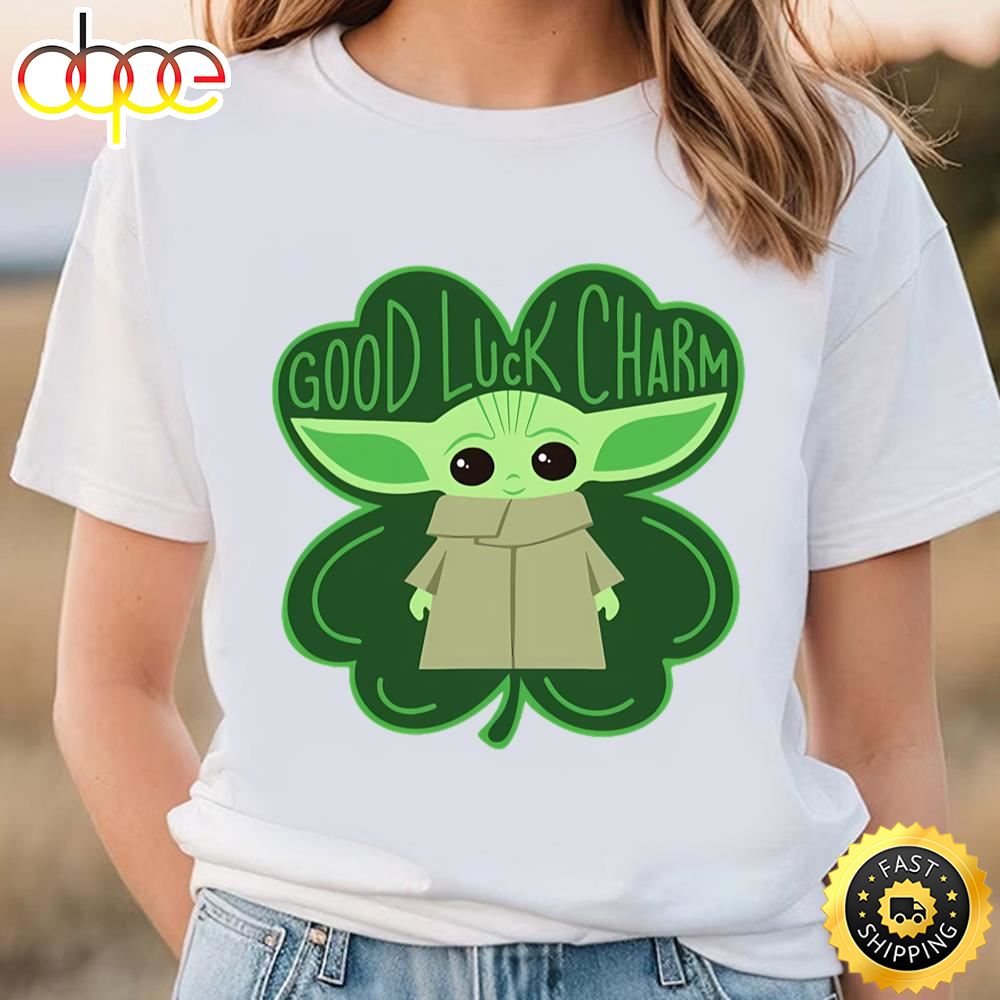 Good Luck Charm Yoda St Patrick’s Day Shirt Tee