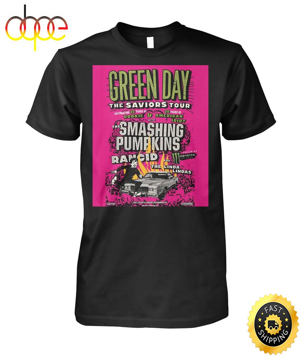 Green Day The Saviors Tour 2024 Shirt