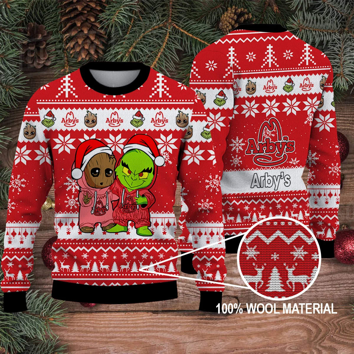 Grinch Movie 2023 The Grinch Merry Christmas Ugly Sweater Arby S Henldq.jpg