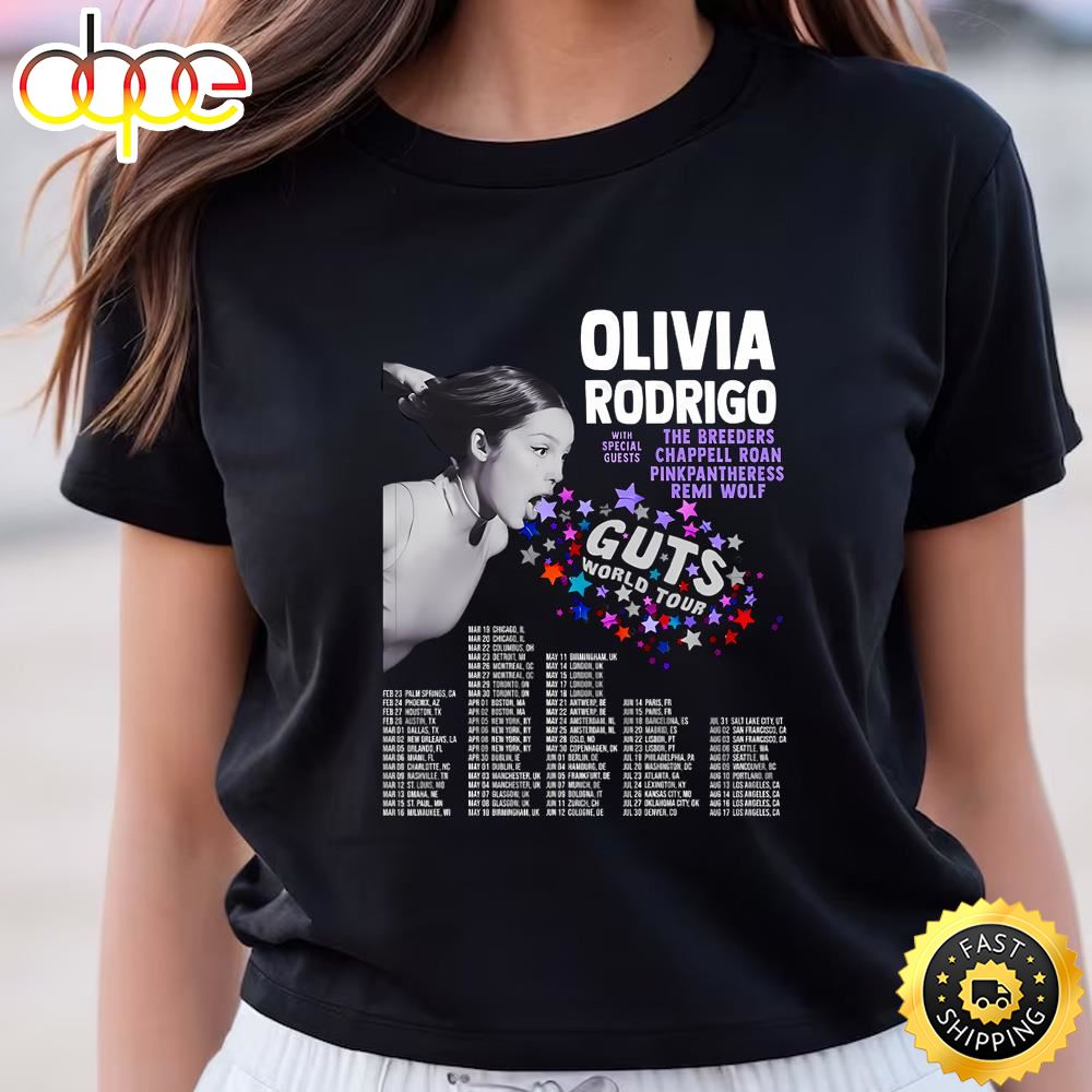 Guts Olivia World Tour Shirt, Olivia Tour 2024 Guts Shirt T Shirt