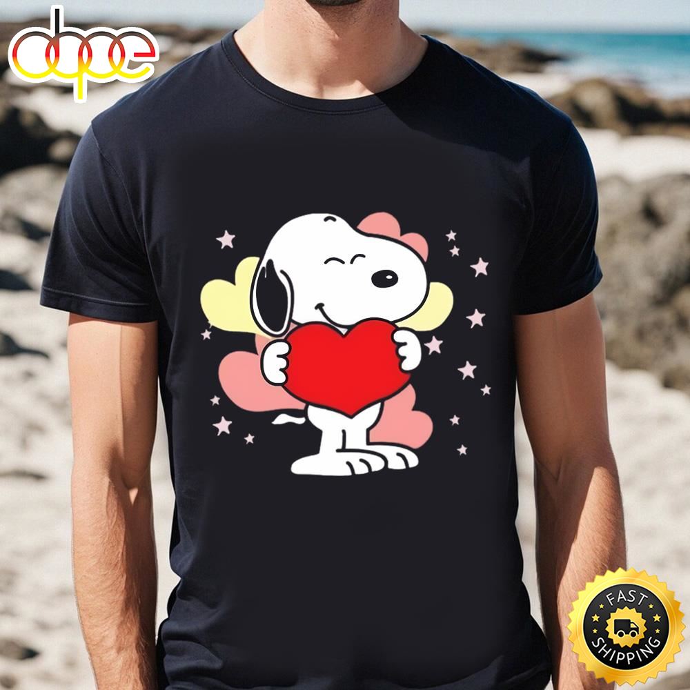 Happy Valentine Snoopy Merch Valentine T Shirt