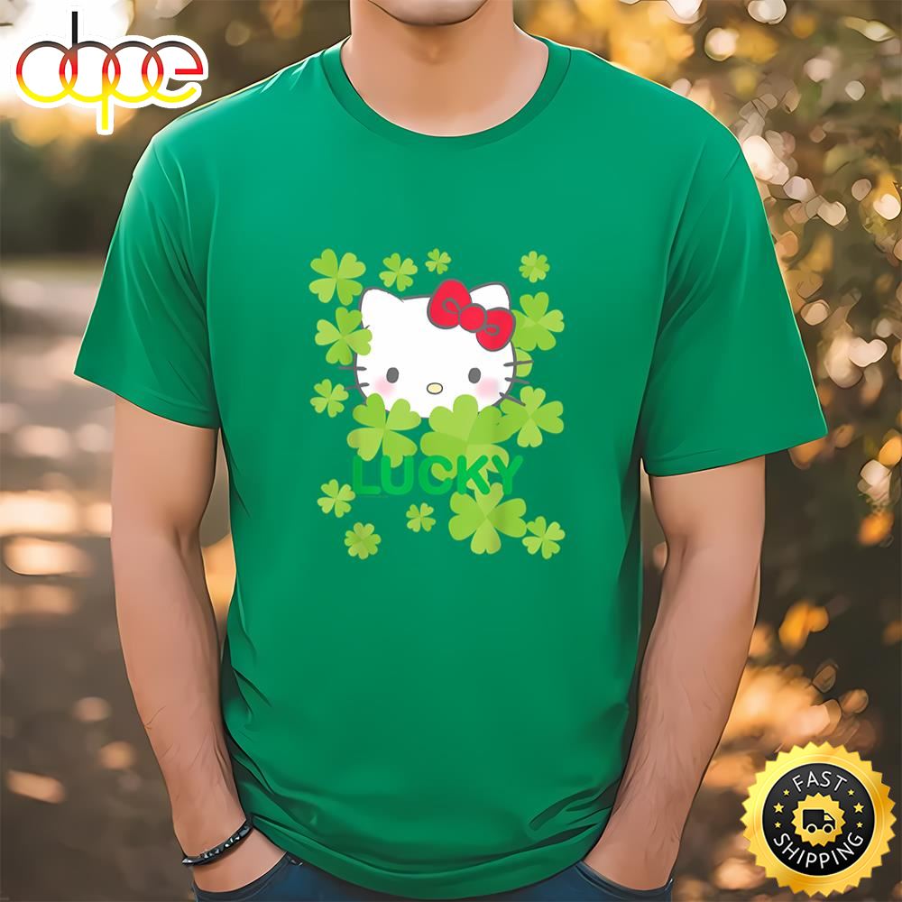 Hello Kitty Lucky St. Patrick’s Day Tee Shirt Tshirt