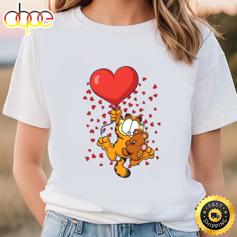 High On Love Garfield ValentineT Shirt