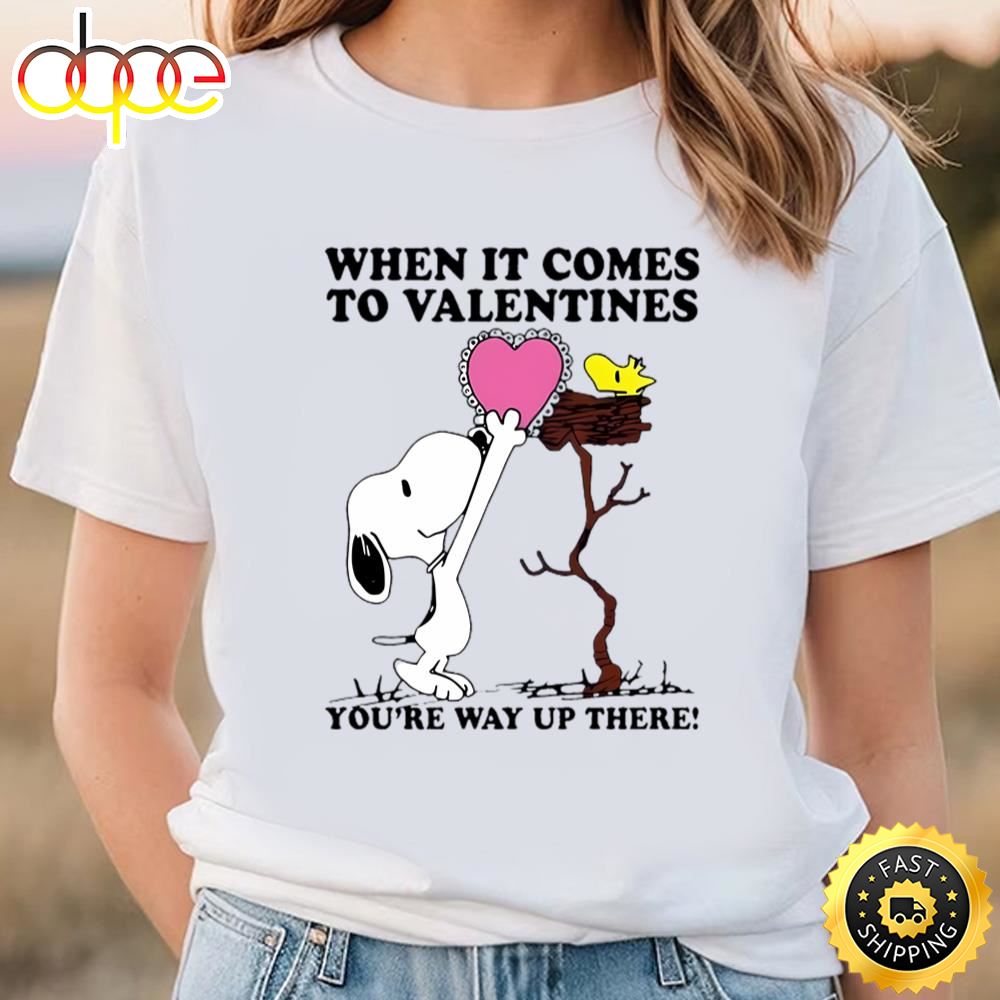 Hot Snoopy And Woodstock When It Comes To Valentines Youre Way Up...