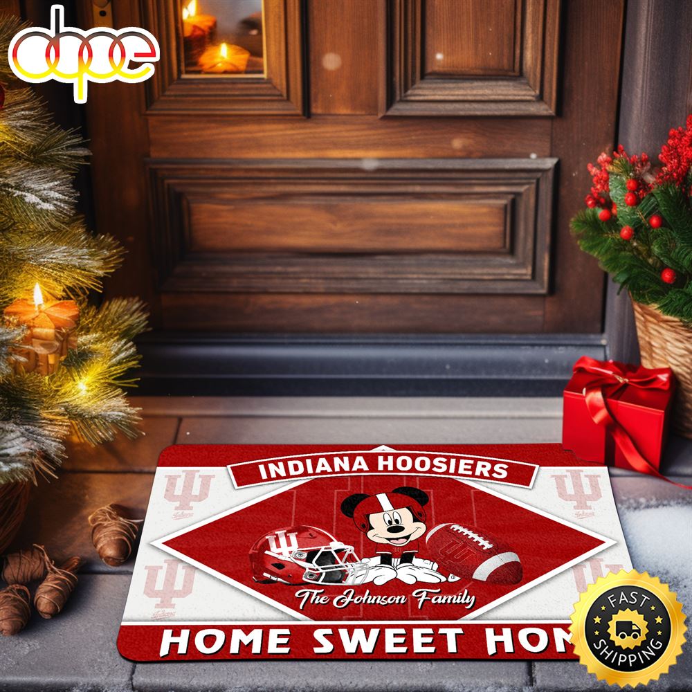 Indiana Hoosiers Doormat Custom Your Family Name Sport Team And MK Doormat FootBall Fan Gifts EHIVM 52722 ArtsyWoodsy.Com Lxmwo3.jpg