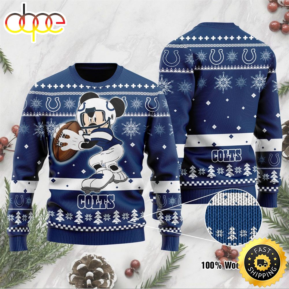 Indianapolis Colts Mickey Mouse Funny Ugly Christmas Sweater Perfect Holiday Gift Ehomhm.jpg