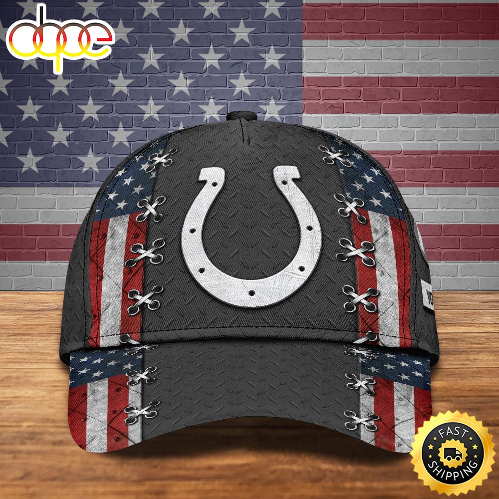 Indianapolis Colts Personalized Your Name NFL Football Cap
