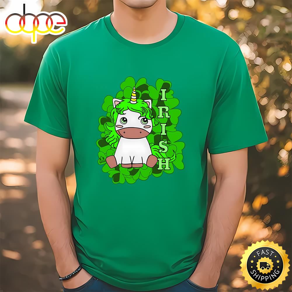 Irish Unicorn St Patrick’s Day Celebration Ireland Design T Shirt Tee
