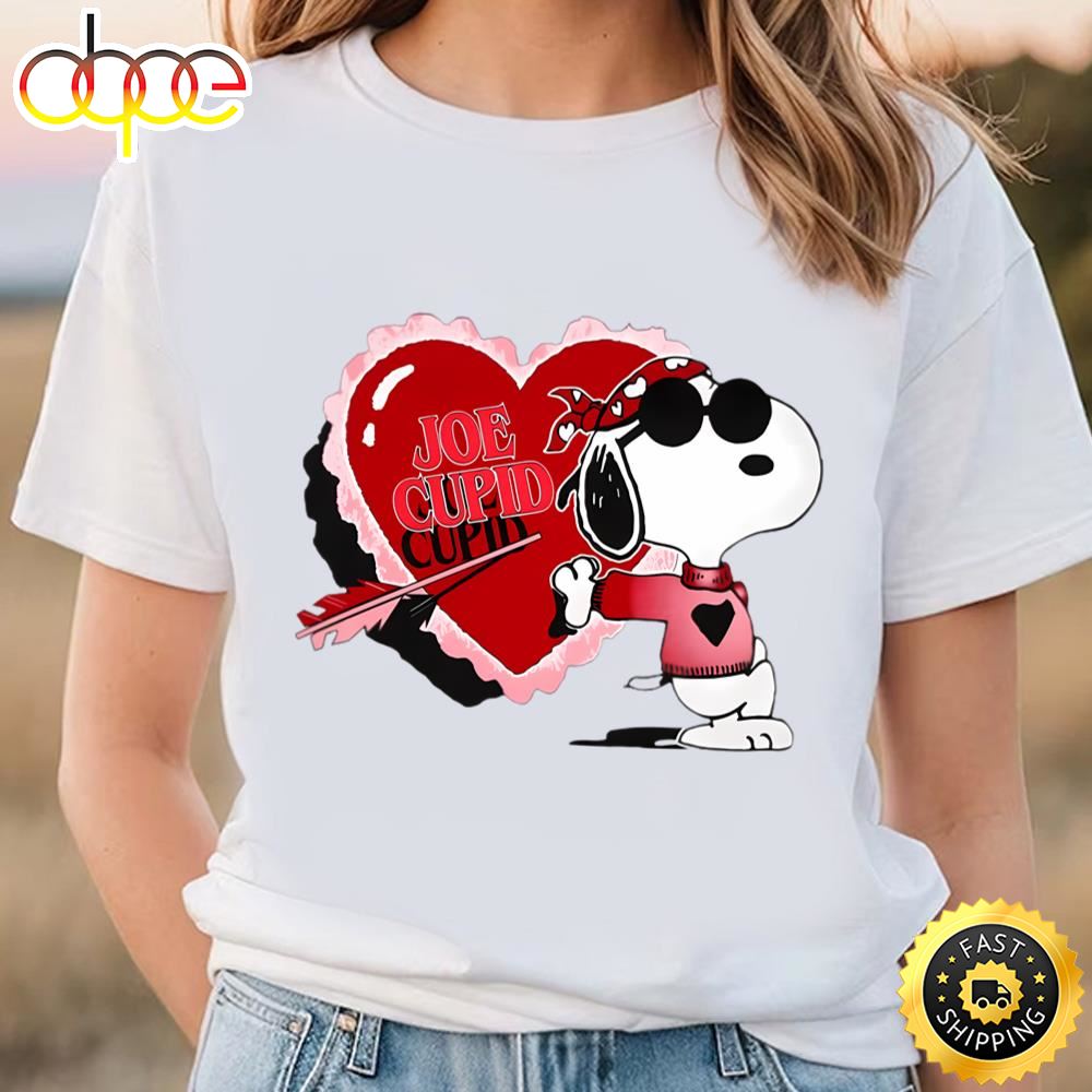 Joe Cupid Snoopy Valentine’s Day T Shirt