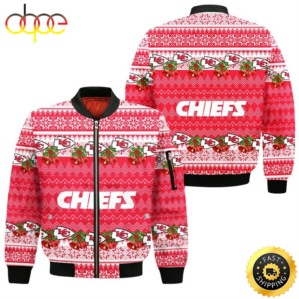 Kansas City Chiefs Christmas Bomber Jacket