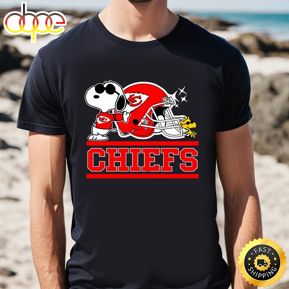 Kansas City Chiefs Football Peanuts T Shirt, Valentines Day Gift...